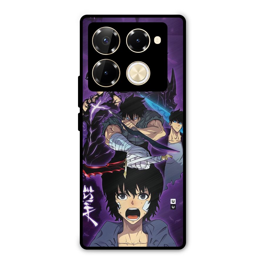 Jinwoo Sung Stance Metal Back Case for Infinix Note 40 Pro Plus