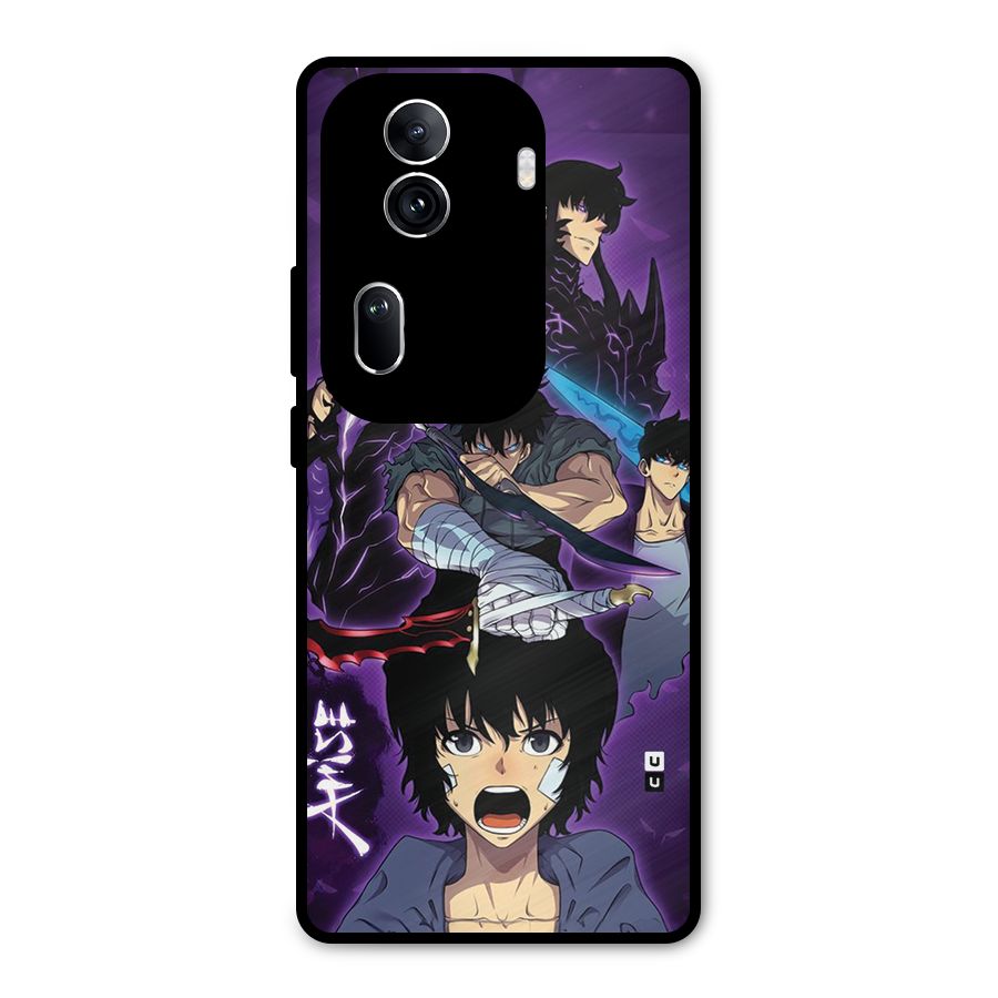 Jinwoo Sung Stance Metal Back Case for Oppo Reno11 Pro 5G