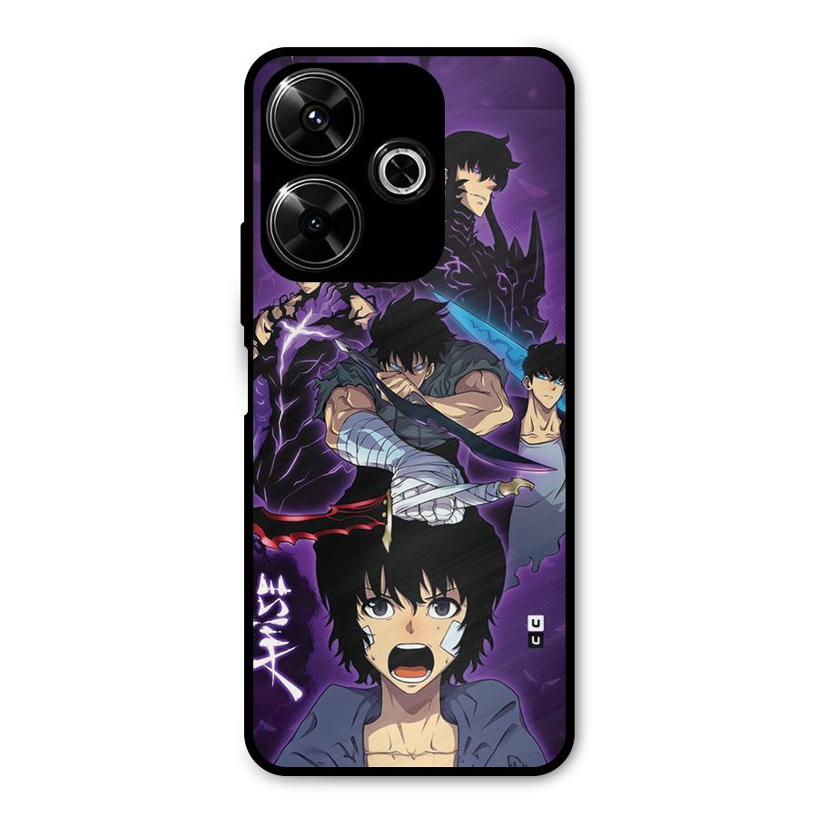 Jinwoo Sung Stance Metal Back Case for Poco M6 Plus