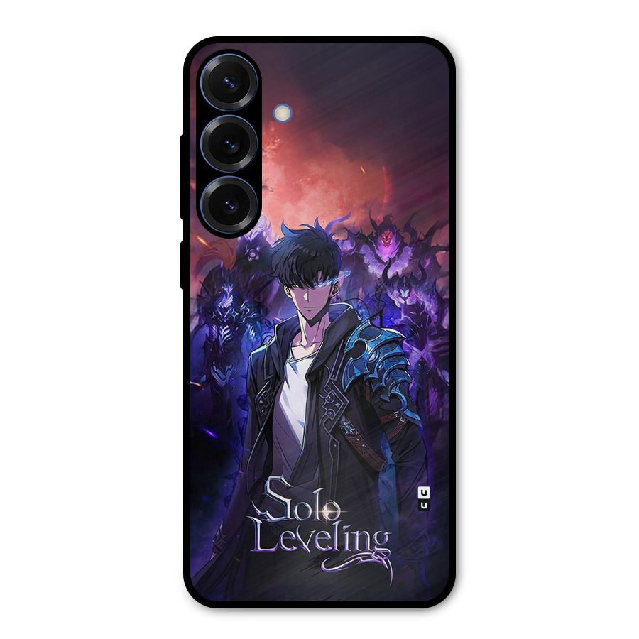 Jinwoo With Knights Metal Back Case for Galaxy S25 Plus