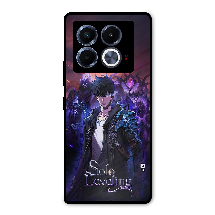 Jinwoo With Knights Metal Back Case for Infinix Note 40 5G
