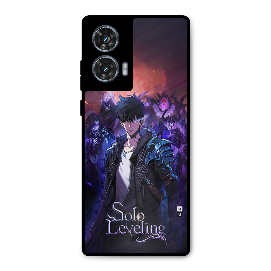 Jinwoo With Knights Metal Back Case for Motorola G96