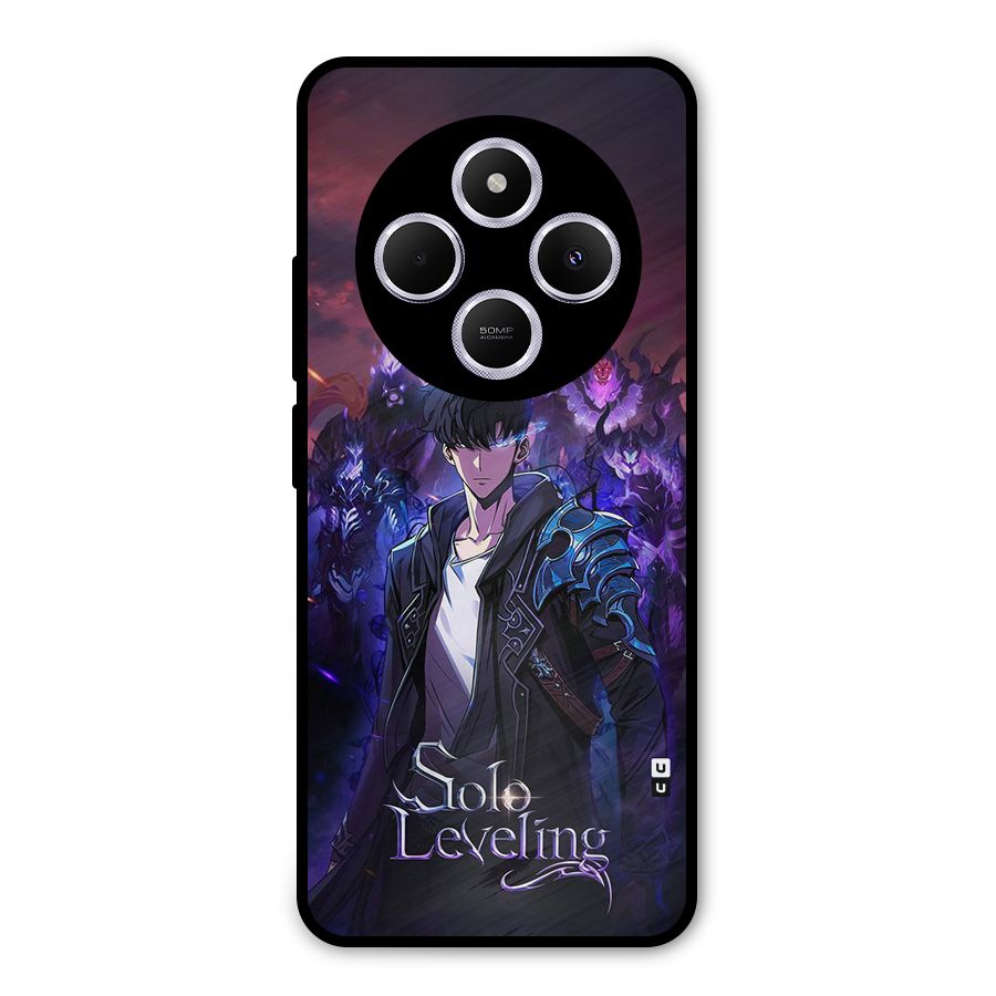 Jinwoo With Knights Metal Back Case for Poco C75 5G