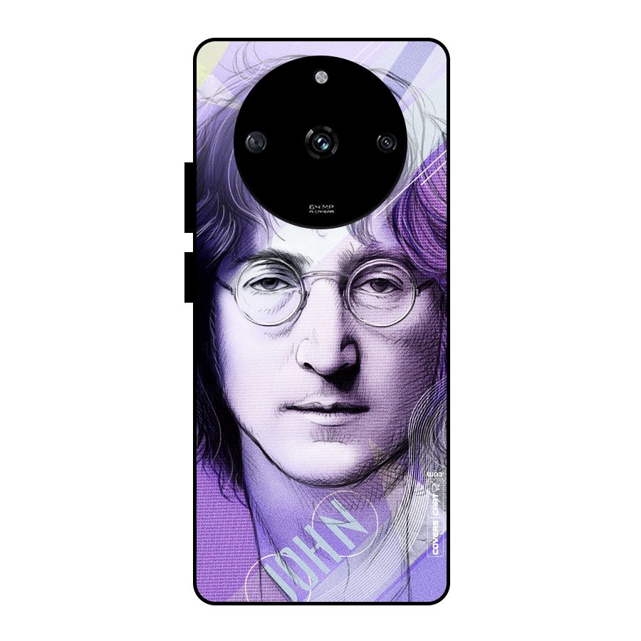 John Lennon Artwork Glass Back Case for Realme Narzo 60 5G