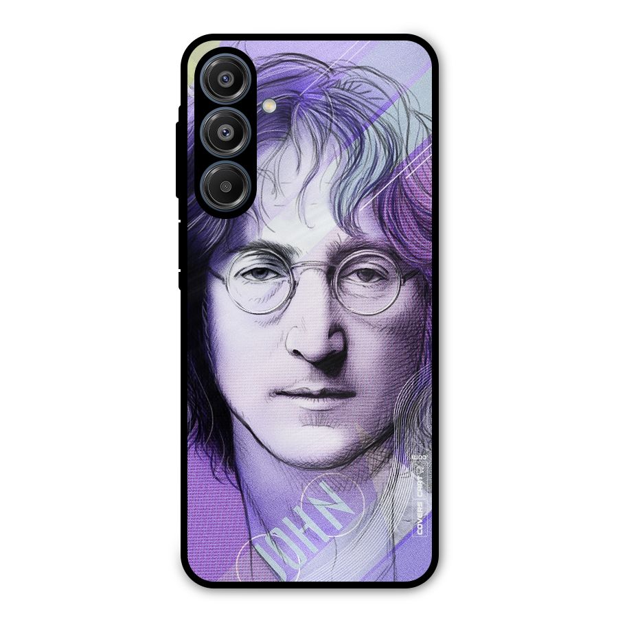 John Lennon Artwork Metal Back Case for Galaxy A16 5G