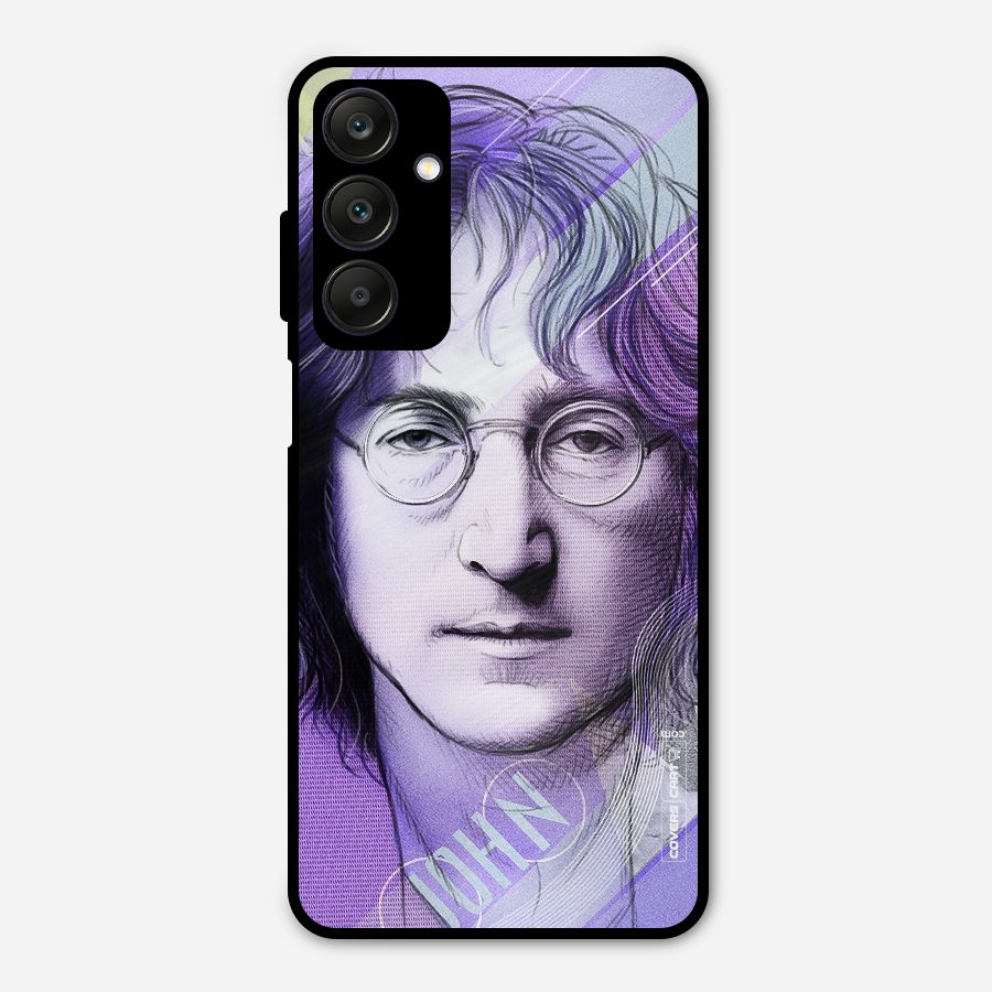 John Lennon Artwork Metal Back Case for Galaxy A25 5G