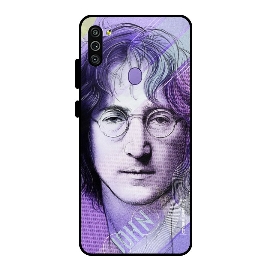 John Lennon Artwork Metal Back Case for Galaxy M11