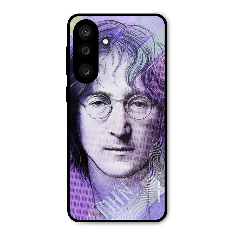 John Lennon Artwork Metal Back Case for Galaxy M56