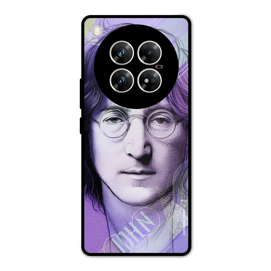 John Lennon Artwork Metal Back Case for Infinix Zero 40 5G