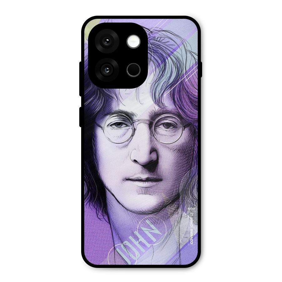 John Lennon Artwork Metal Back Case for OnePlus 13s