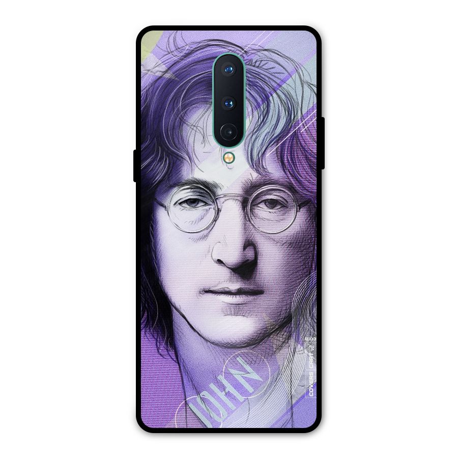 John Lennon Artwork Metal Back Case for OnePlus 8