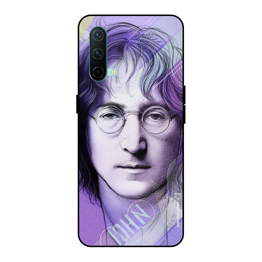 John Lennon Artwork Metal Back Case for OnePlus Nord CE 5G