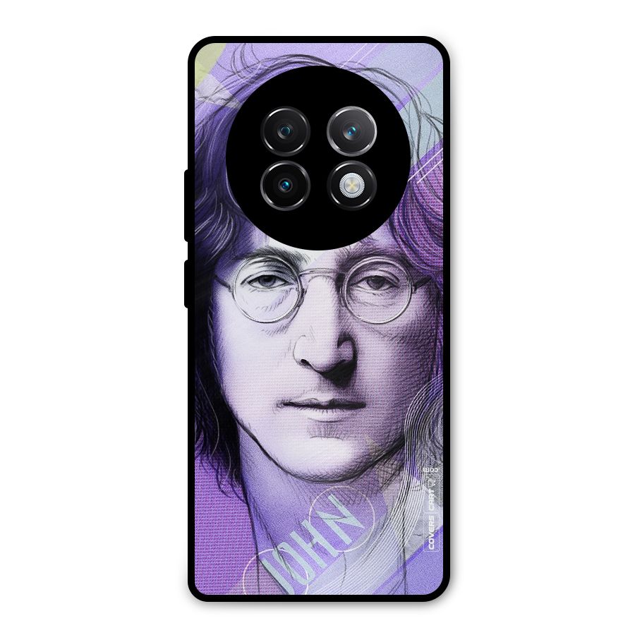 John Lennon Artwork Metal Back Case for Realme 13 Plus