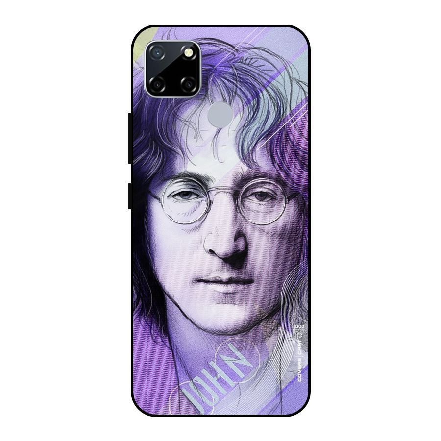 John Lennon Artwork Metal Back Case for Realme Narzo 20