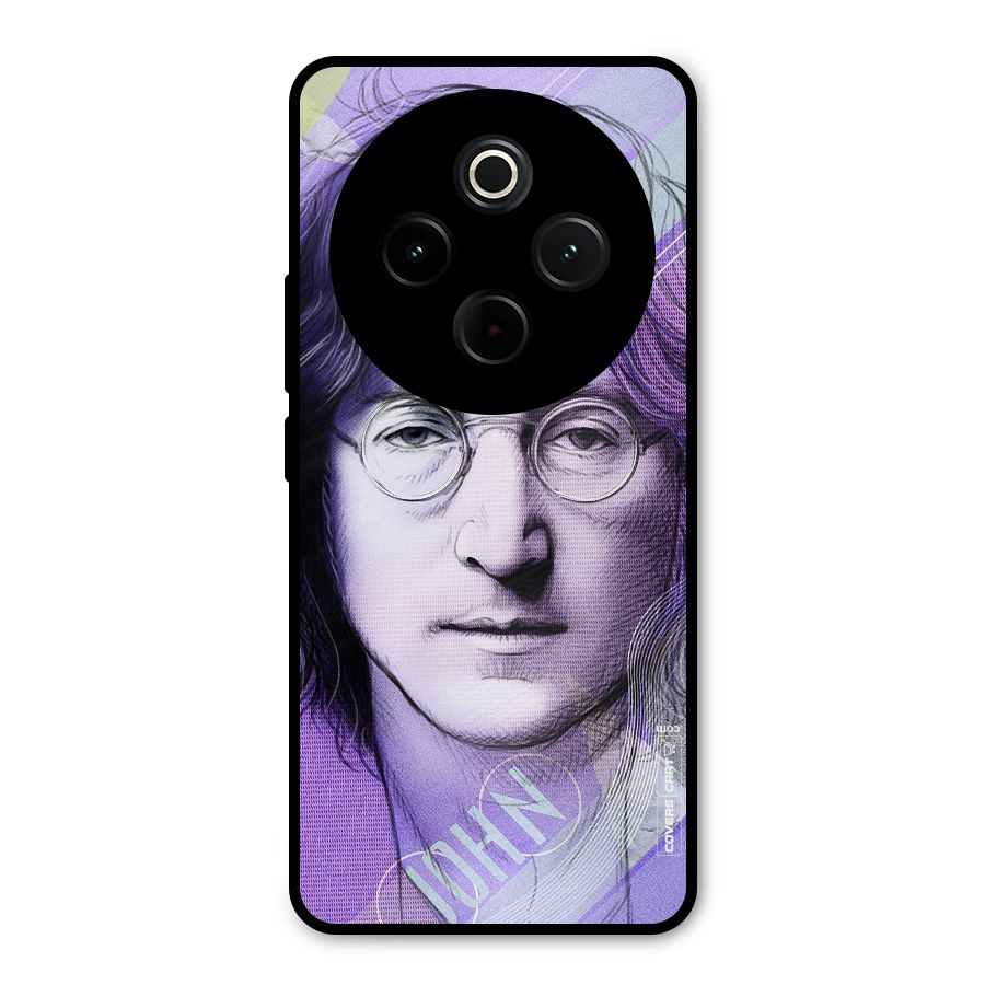 John Lennon Artwork Metal Back Case for Vivo T4