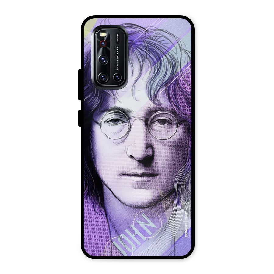 John Lennon Artwork Metal Back Case for Vivo V19