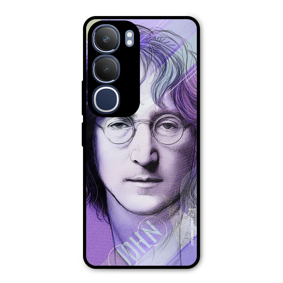 John Lennon Artwork Metal Back Case for Vivo Y29