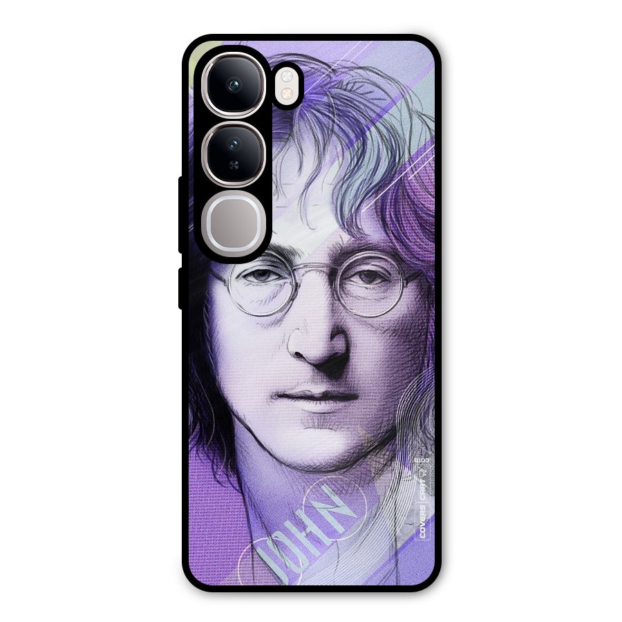 John Lennon Artwork Metal Back Case for Vivo Y300