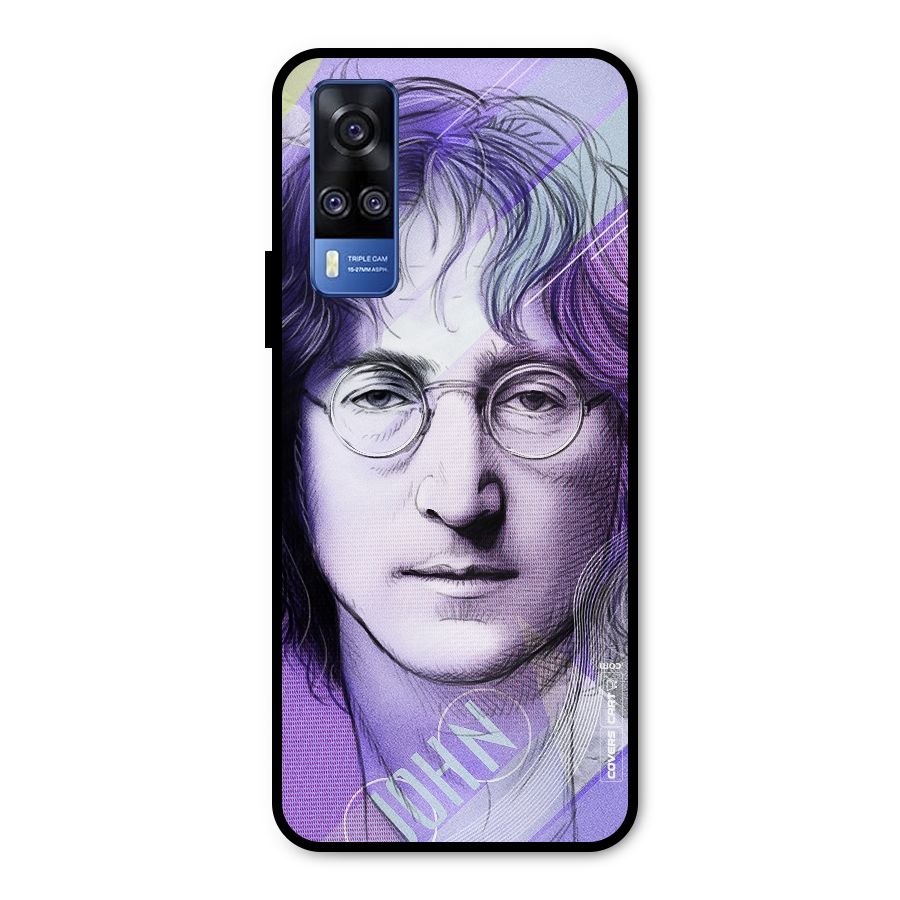 John Lennon Artwork Metal Back Case for Vivo Y31