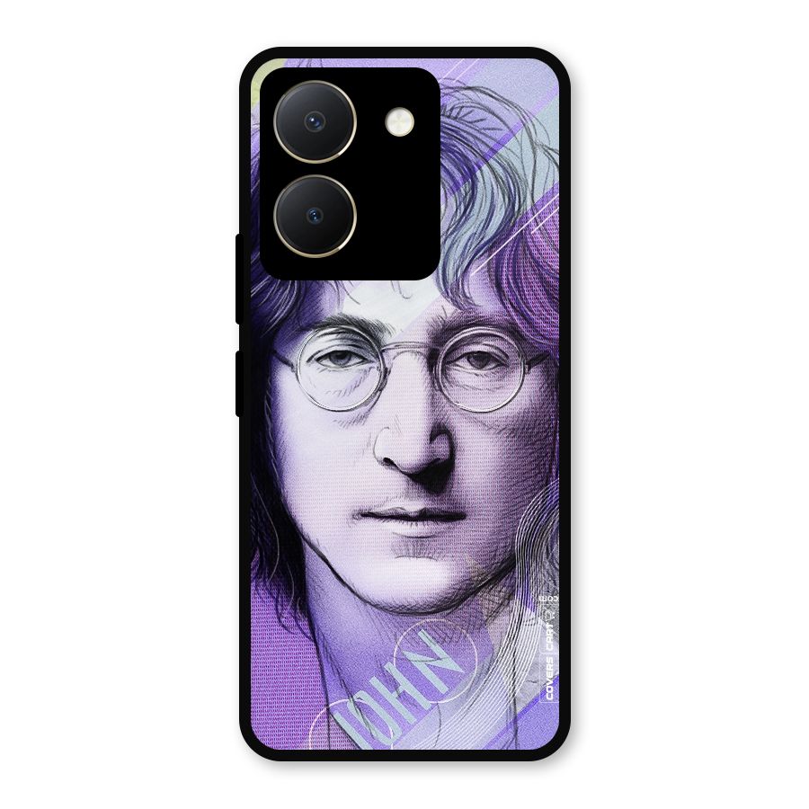John Lennon Artwork Metal Back Case for Vivo Y36