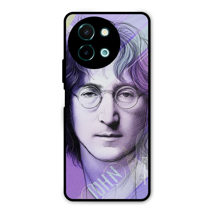 John Lennon Artwork Metal Back Case for Vivo Y58