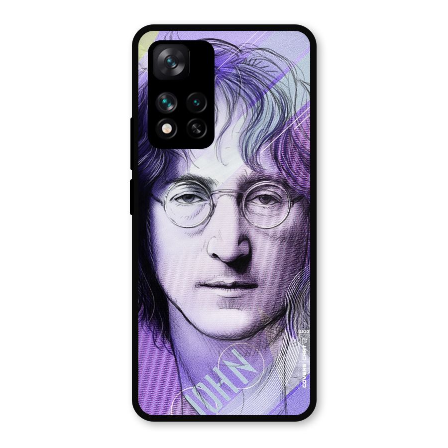 John Lennon Artwork Metal Back Case for Xiaomi 11i Hypercharge 5G