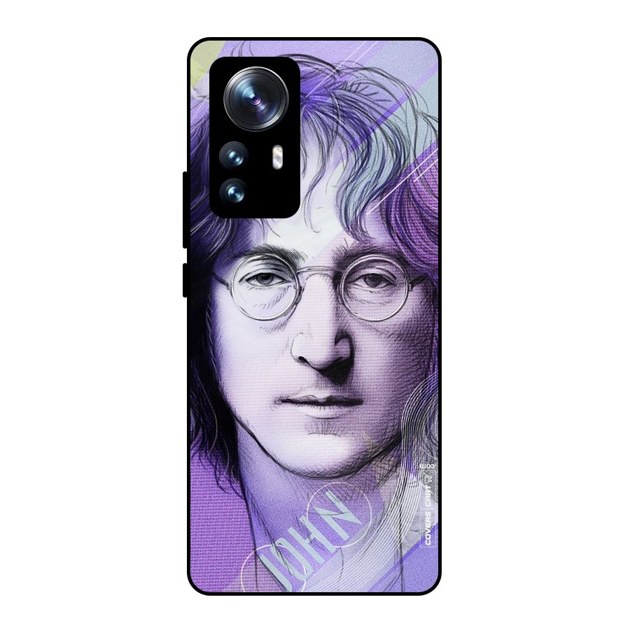 John Lennon Artwork Metal Back Case for Xiaomi 12 Pro