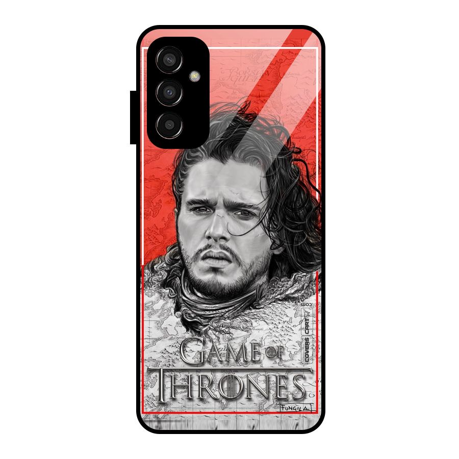 Jon Snow Nights Watch Glass Back Case for Galaxy F13