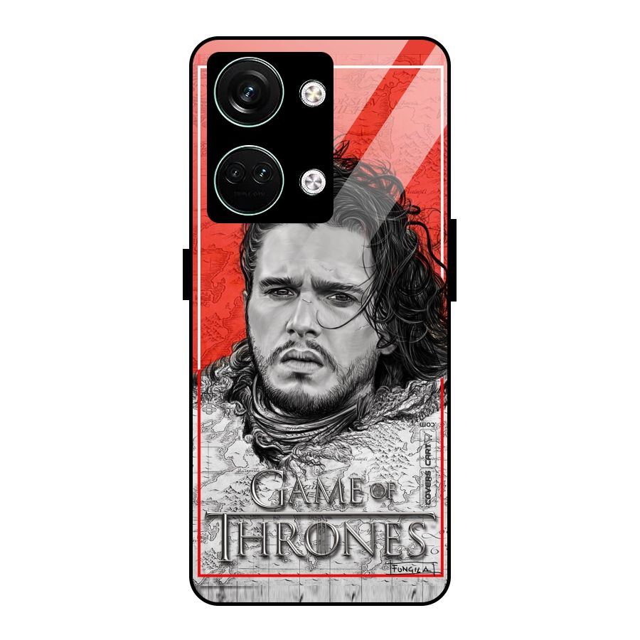 Jon Snow Nights Watch Glass Back Case for Oneplus Nord 3