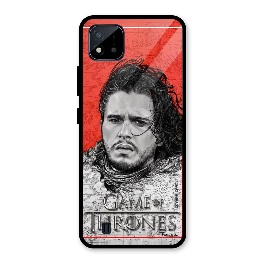 Jon Snow Nights Watch Glass Back Case for Realme C11 2021