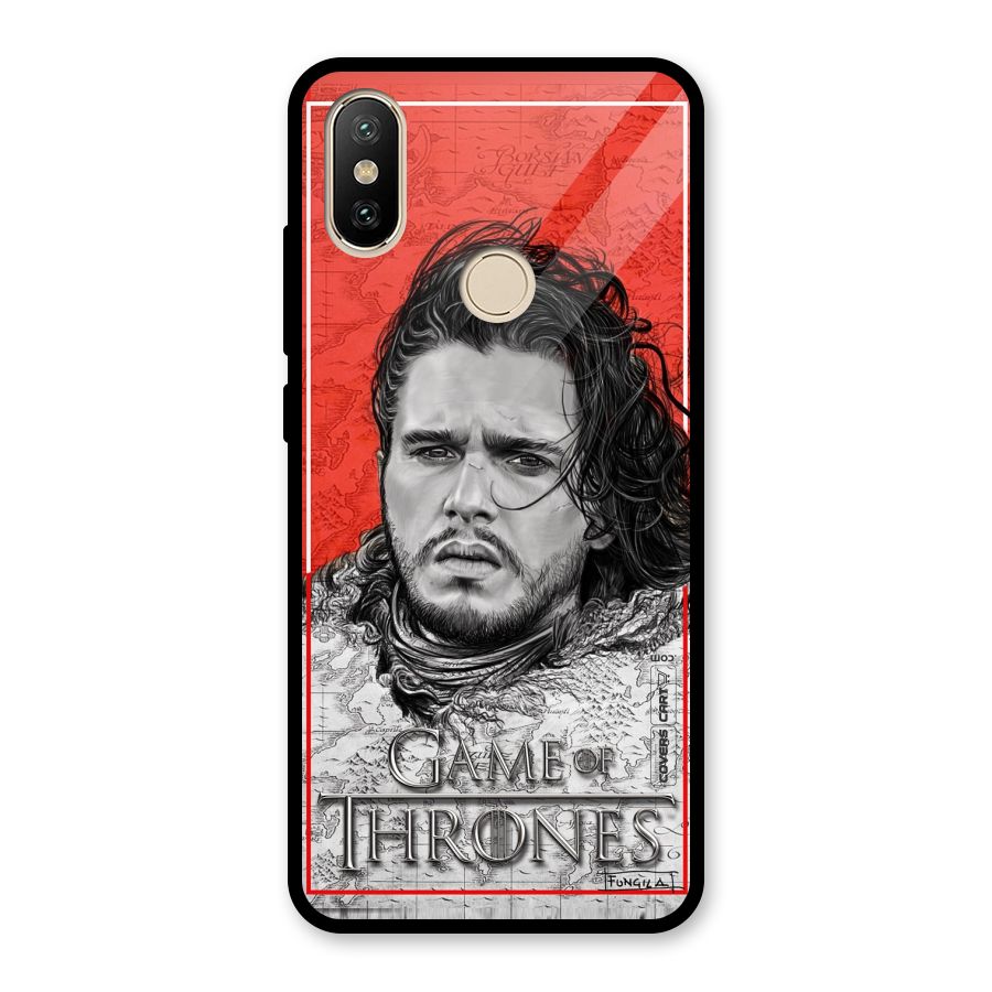 Jon Snow Nights Watch Glass Back Case for Redmi A2