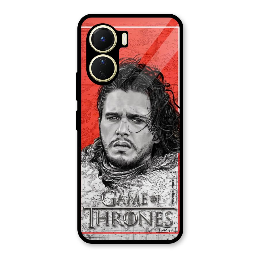 Jon Snow Nights Watch Glass Back Case for Vivo Y16