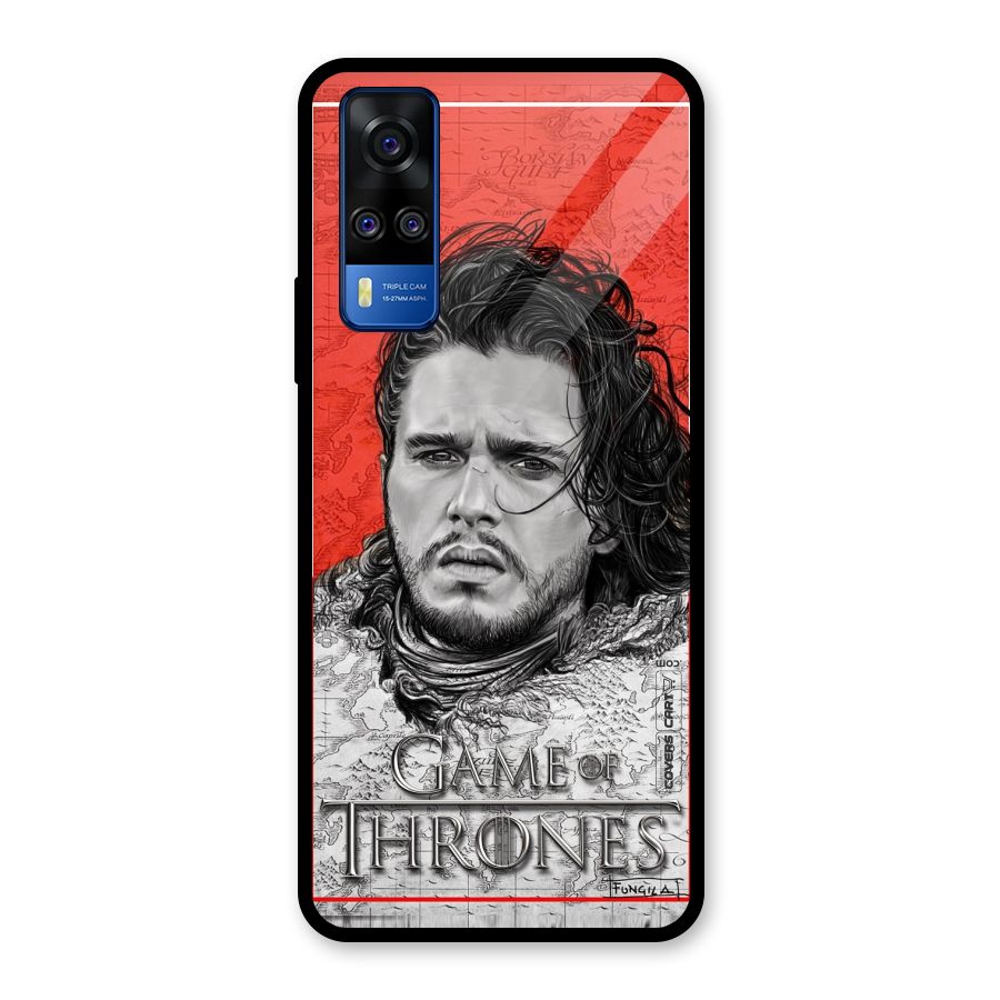 Jon Snow Nights Watch Glass Back Case for Vivo Y31