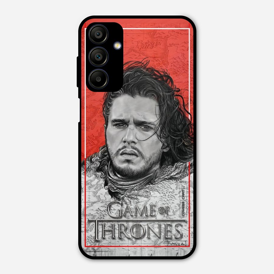 Jon Snow Nights Watch Metal Back Case for Galaxy A15 5G