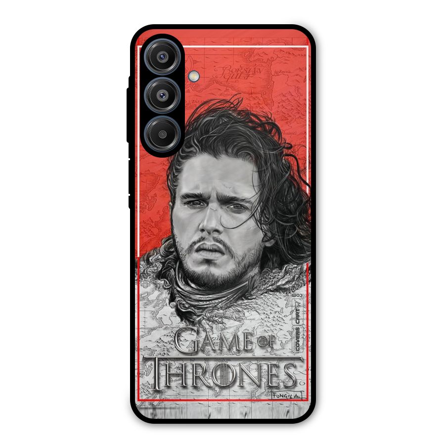 Jon Snow Nights Watch Metal Back Case for Galaxy A16 5G