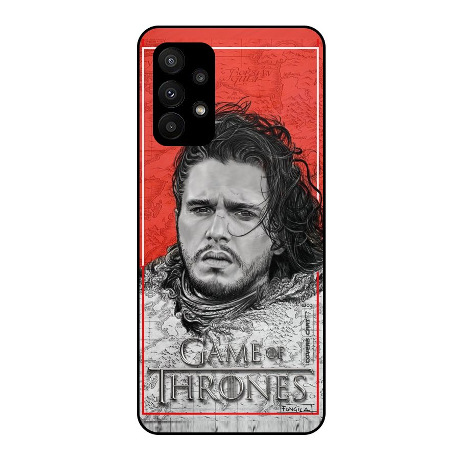 Jon Snow Nights Watch Metal Back Case for Galaxy A23
