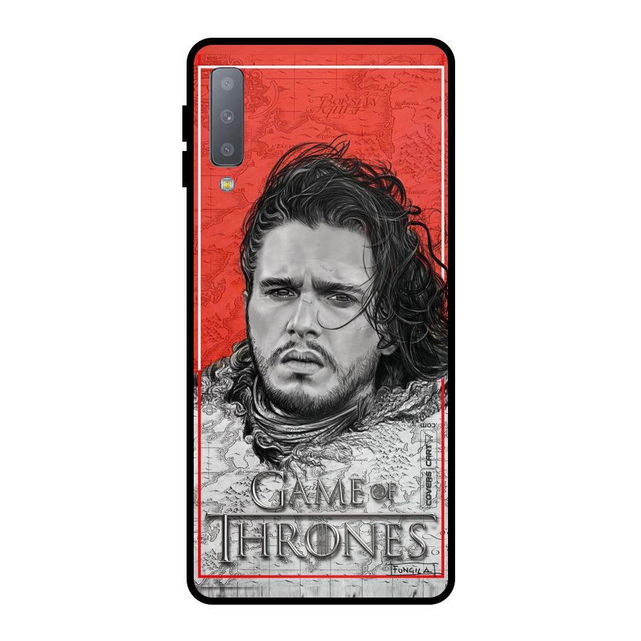 Jon Snow Nights Watch Metal Back Case for Galaxy A7 (2018)
