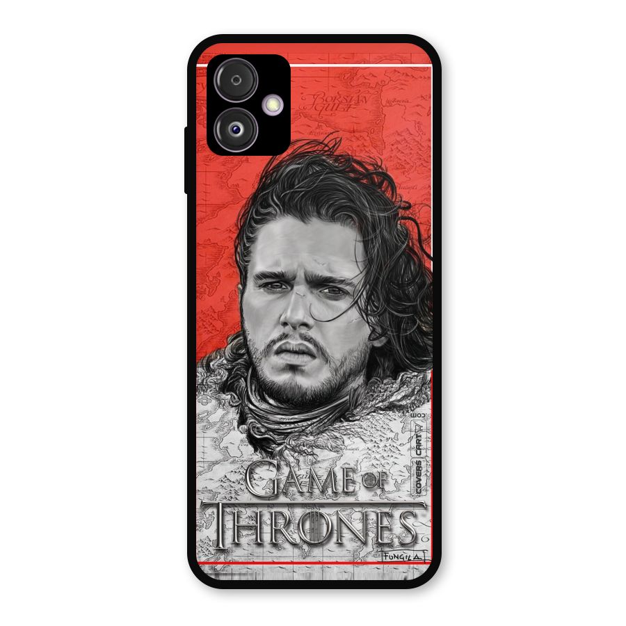 Jon Snow Nights Watch Metal Back Case for Galaxy F14