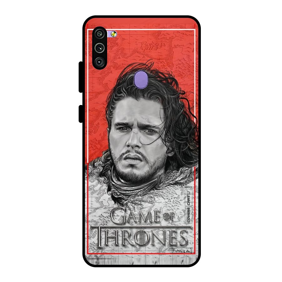 Jon Snow Nights Watch Metal Back Case for Galaxy M11