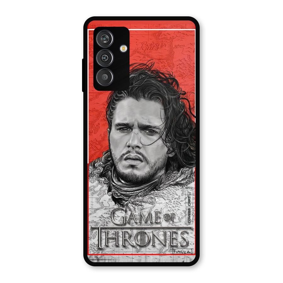 Jon Snow Nights Watch Metal Back Case for Galaxy M14 5G