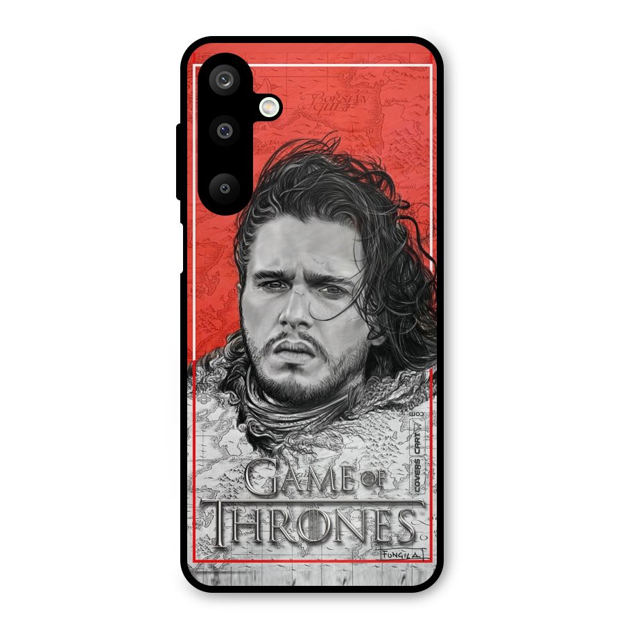 Jon Snow Nights Watch Metal Back Case for Galaxy M16