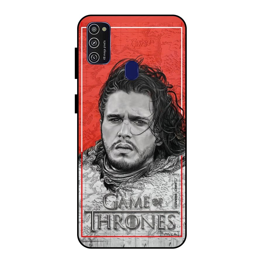 Jon Snow Nights Watch Metal Back Case for Galaxy M30s