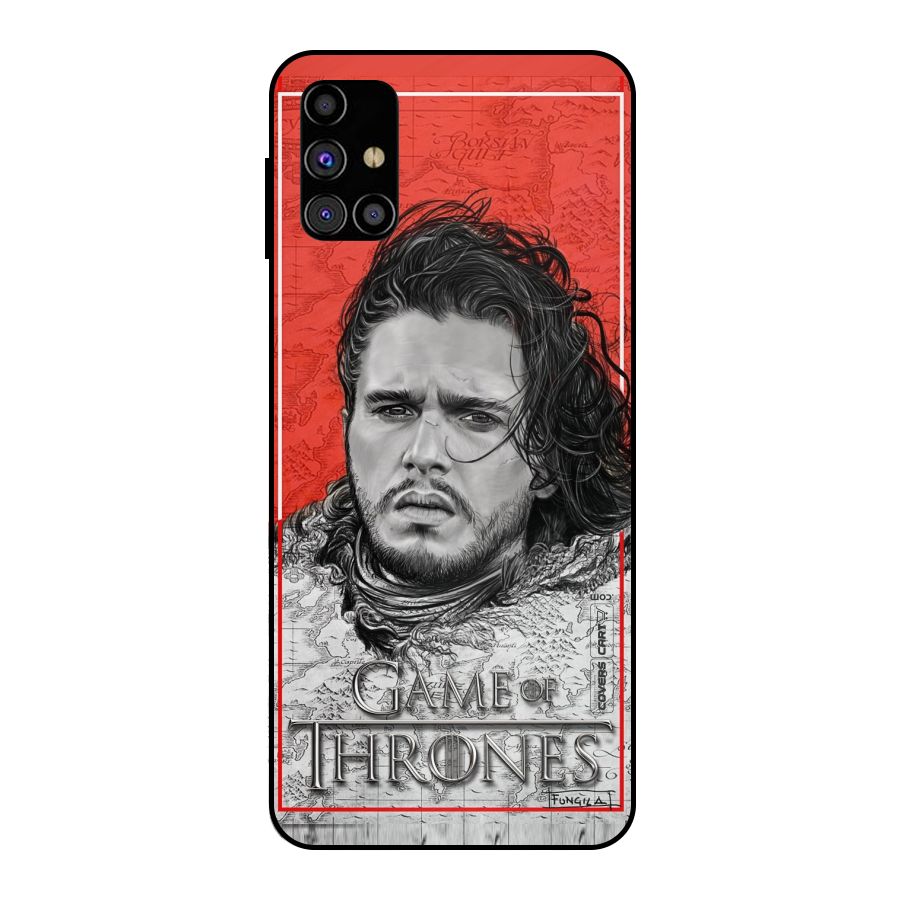 Jon Snow Nights Watch Metal Back Case for Galaxy M31s