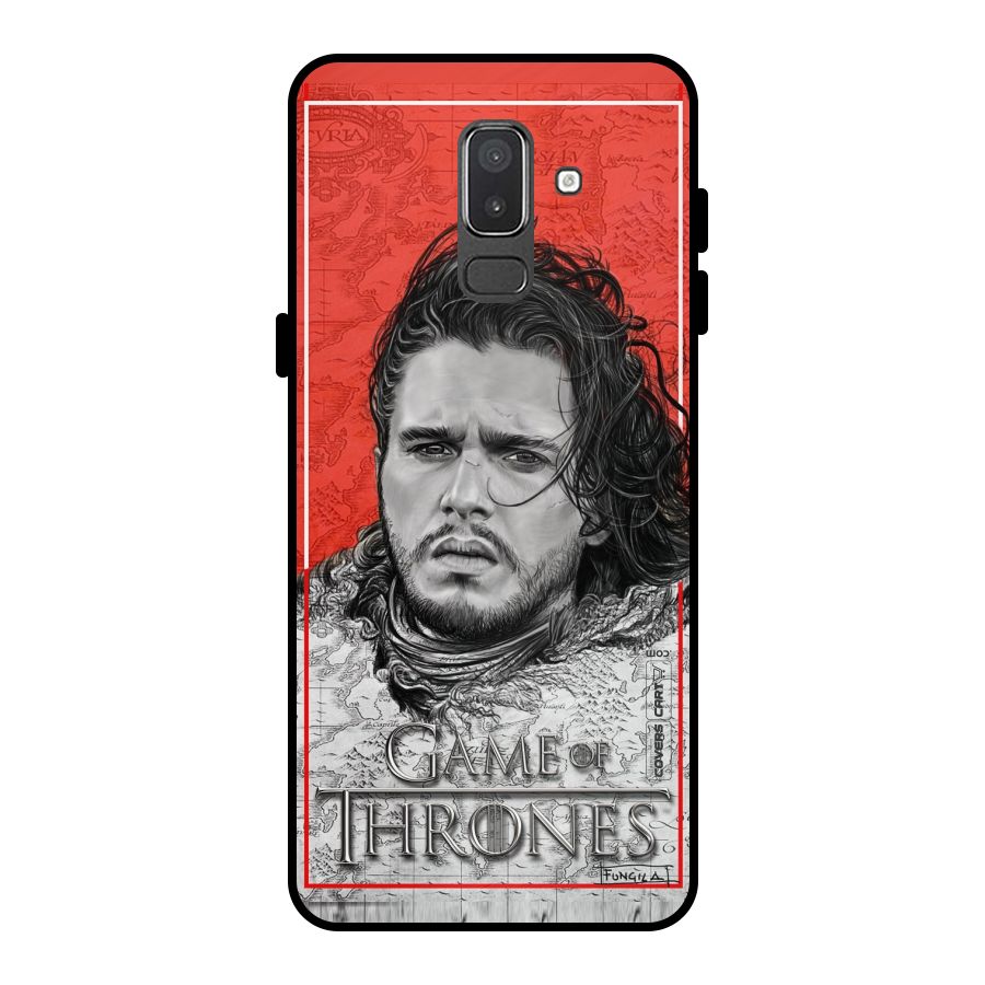 Jon Snow Nights Watch Metal Back Case for Galaxy On8 (2018)