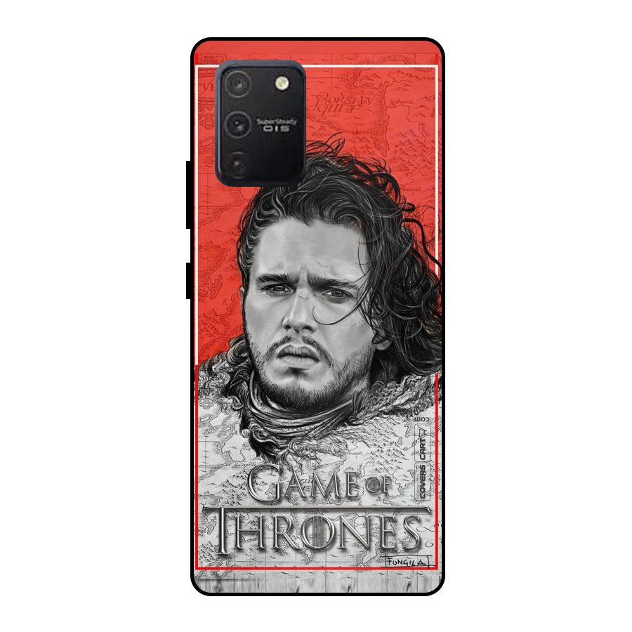 Jon Snow Nights Watch Metal Back Case for Galaxy S10 Lite