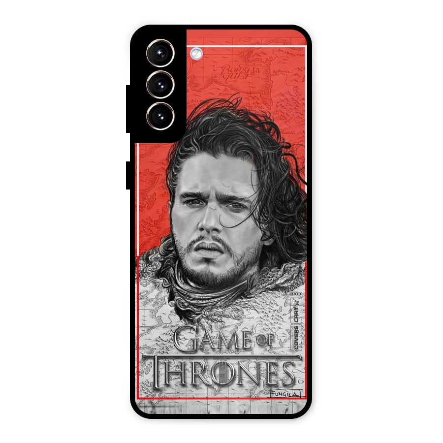 Jon Snow Nights Watch Metal Back Case for Galaxy S21 Plus