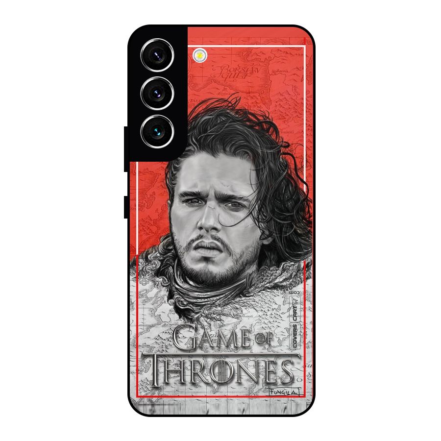 Jon Snow Nights Watch Metal Back Case for Galaxy S22 5G