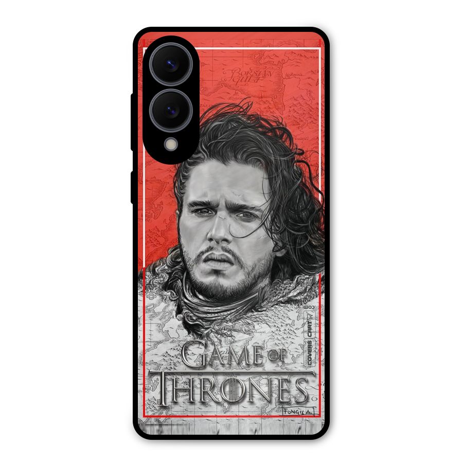 Jon Snow Nights Watch Metal Back Case for Galaxy S25 Edge