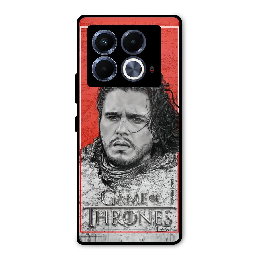 Jon Snow Nights Watch Metal Back Case for Infinix Note 40 5G
