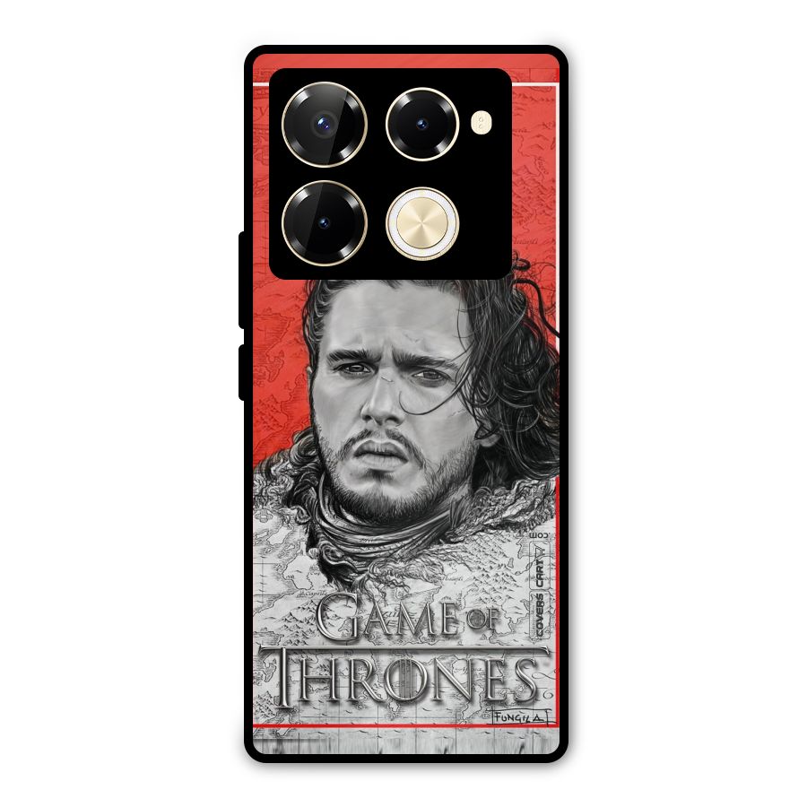 Jon Snow Nights Watch Metal Back Case for Infinix Note 40 Pro
